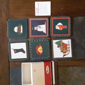 Pimpernel Vintage Christmas Coasters